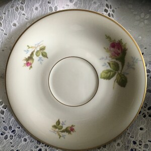 Rosenthal China - Petal Lane Moss Rose 4.75” Saucer