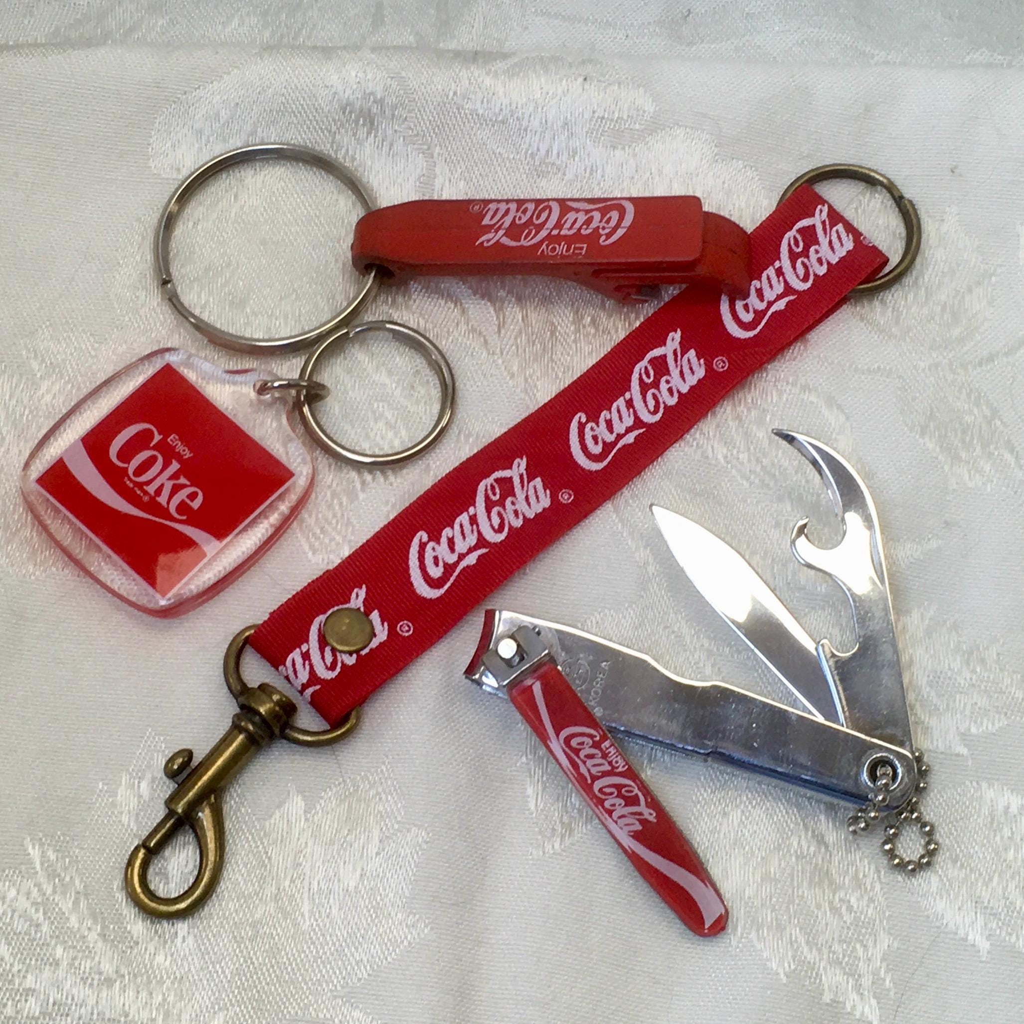 Vintage Cocacola Keychain - Etsy