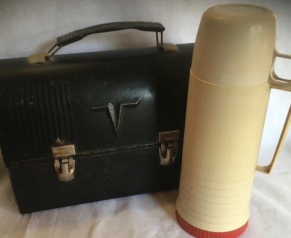 Thermos Brand V Victory Metal Lunch Box Work Pail Aluminum