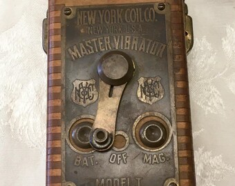 Vintage New York Coil Co. Master Vibrator Model T