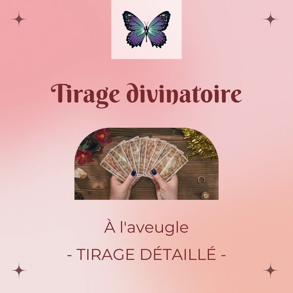 Tirage divinatoire | Lecture à l'aveugle sans questions | Lecture psychique | Divination | Lecture du futur