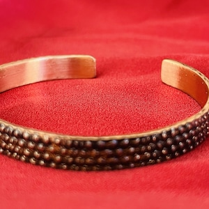 Copper Bracelet, Solid, Gift for Him/Her, Men/women Copper Jeweler Arthritis Pain Therapy Energy Cuff Bangle,Father&#39;s Day