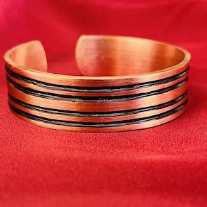 Copper Bracelet, Solid, Gift for Him/Her, Men/women Copper Jeweler Arthritis Pain Therapy Energy Cuff Bangle,Mother&#39;s Day,Father&#39;s Day