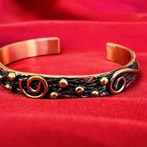 Copper Bracelet, Solid, Gift for Him/Her, Men/women Copper Jeweler Arthritis Pain Therapy Energy Cuff Bangle,Mother&#39;s Day,Father&#39;s Day
