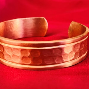 Hand Hammered Copper Bracelet, Solid, Gift for Him/Her, Men/women Copper Jeweler Arthritis Pain Therapy Energy Cuff Bangle,Mother&#39;s Day