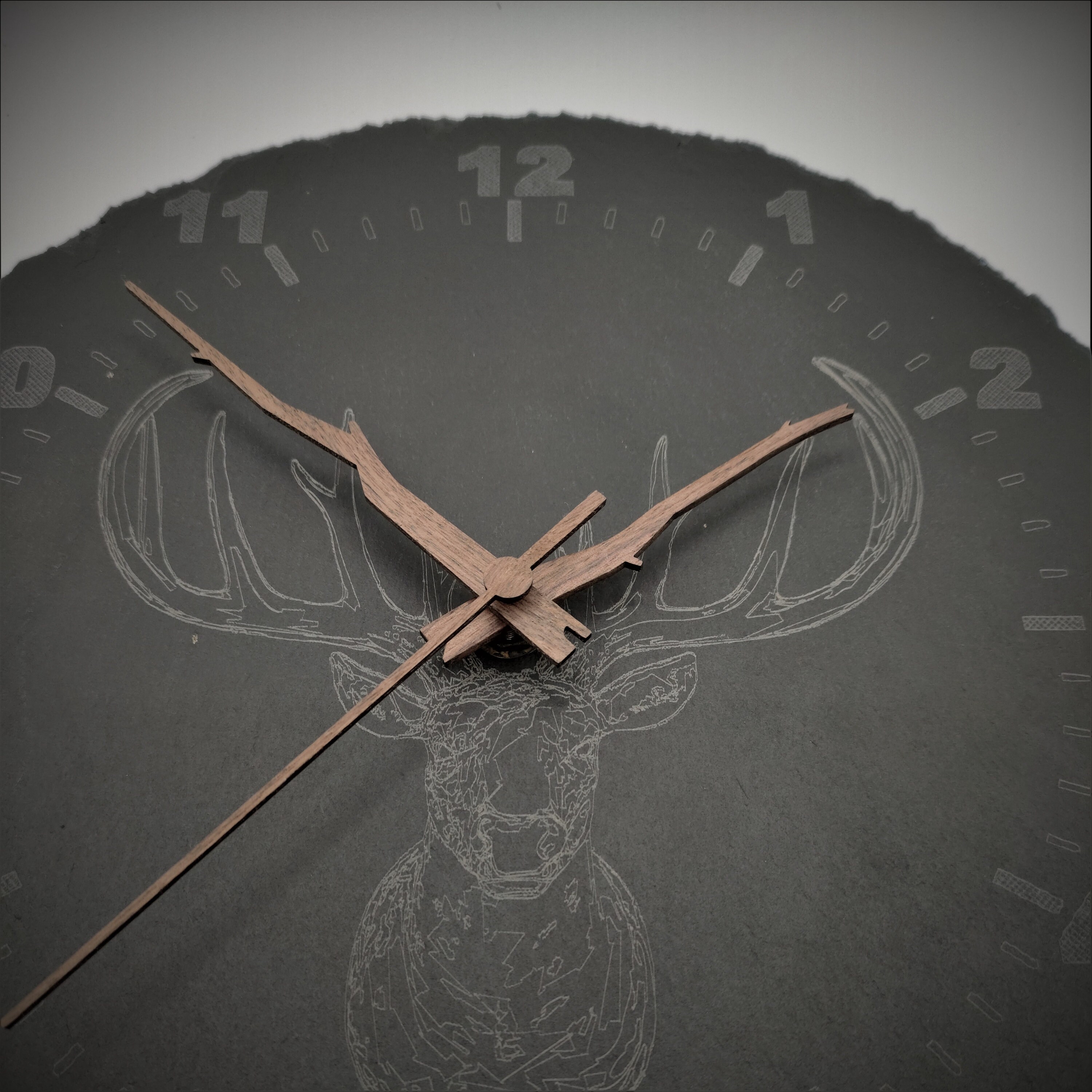 Ardoise Horloge-Clock'oh My Deer