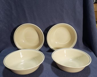 Corelle by Corning 4 cereal bowls first of spring pattern 6.25W very good condition see pic