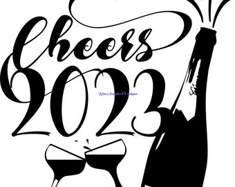 Cheers 2023 svg, png, jpg