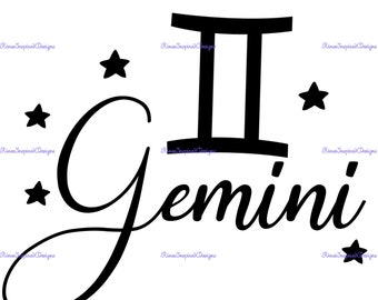 Segno zodiacale dei Gemelli svg, png, jpg