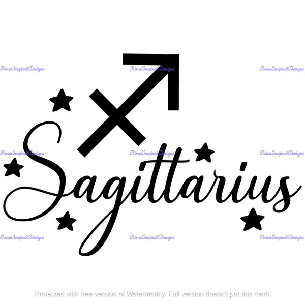 Sagittarius Zodiac Sign png, svg, jpg