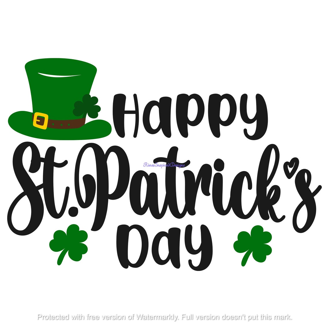 Happy St. Patrick's Day svg png eps dxf image 1