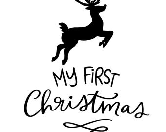 My First Christmas svg, png, pdf, ai, jpg, eps, dxf