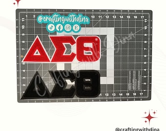 Delta Sigma Theta Symbols Patch