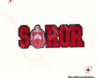 Delta Sigma Theta Soror with Shield Patch