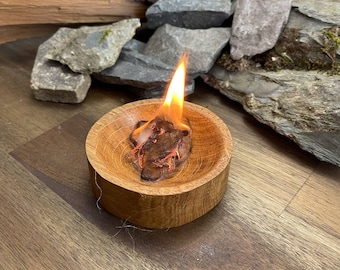 Tinder Bowl - aus Eiche - Handmade - perfekt für dein Bushcraft - Outdoor Abenteuer