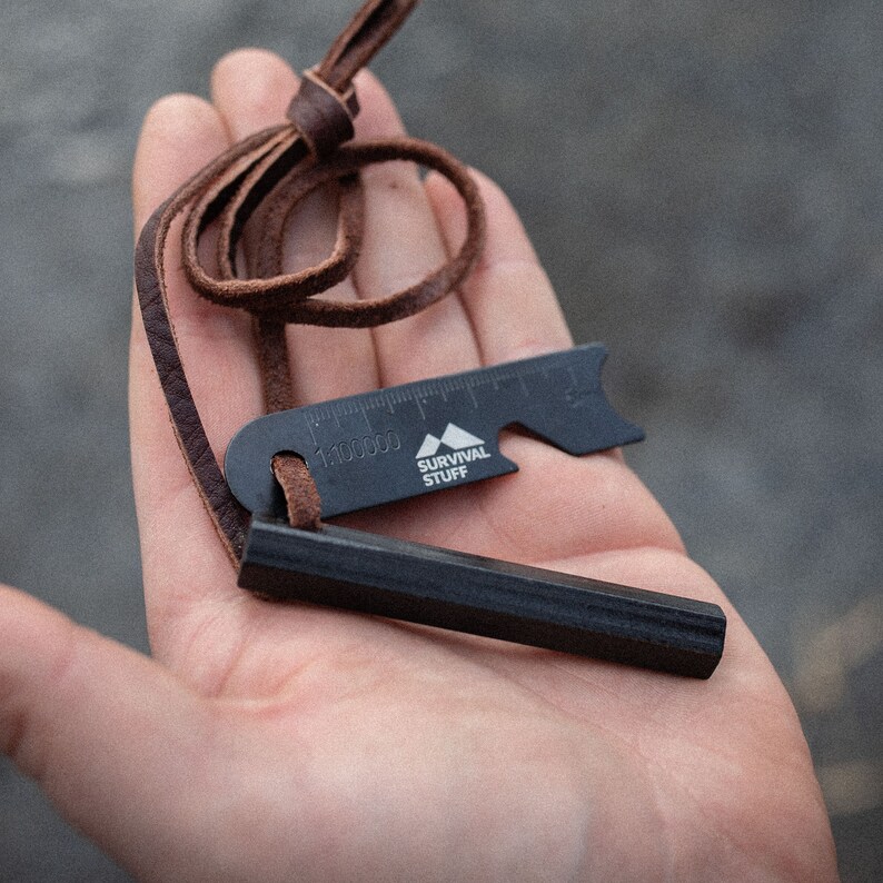 Survival Feuerstahl HEXA Feuerstarter perfekt für dein Bushcraft Outdoor Abenteuer Firesteel mit bis zu 60.000 Zündungen Bild 5