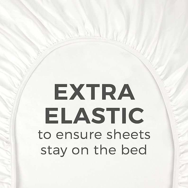 1 Fitted Sheet, 10inch Deep Pockets, 1000TC, Egyptian Cotton, 1000thread Count, Soft Sateen