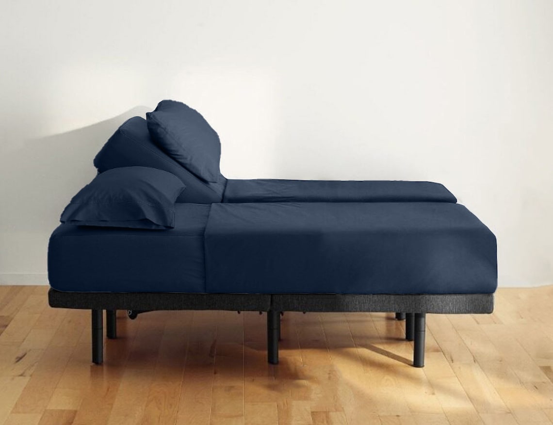 5PC With 2 Fitted Sheets 600 Thread Count, Split King California King