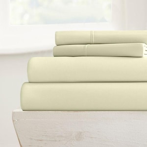 28&quot; Extra Deep Pockets 100% Pure Giza Sheets, Giza Cotton 4-Piece High Thread Count Long-Staple Cotton Breathable, Soft, Sustainable