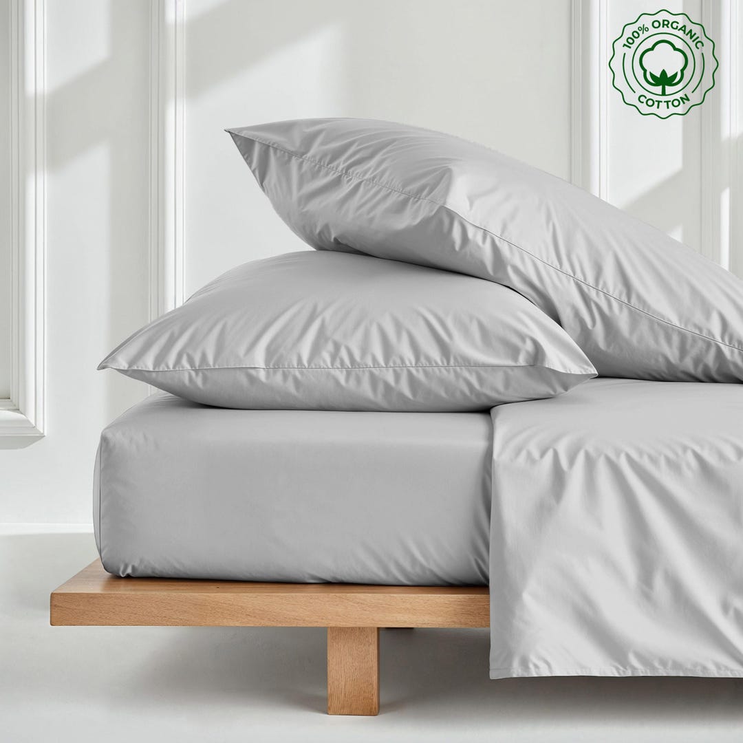 Organic Cotton 1000 Thread Count Sheet Set: 24-inch Extra Deep Pocket ...