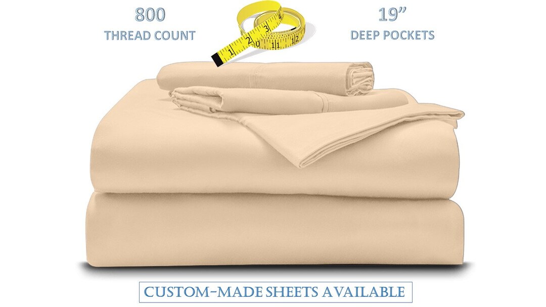 Juego de ropa de cama de calidad egipcia, juego de sábanas de colchón extra  profundo, (19 pulgadas), tamaño King de Alaska, (108 x 108 pulgadas)