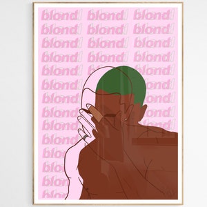 Rubio Frank Ocean / Impresión de arte del álbum