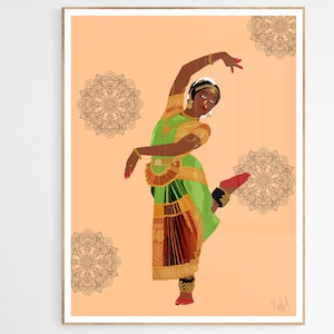 Bharatanatyam Trio - Set of 3 Art Prints. - Etsy