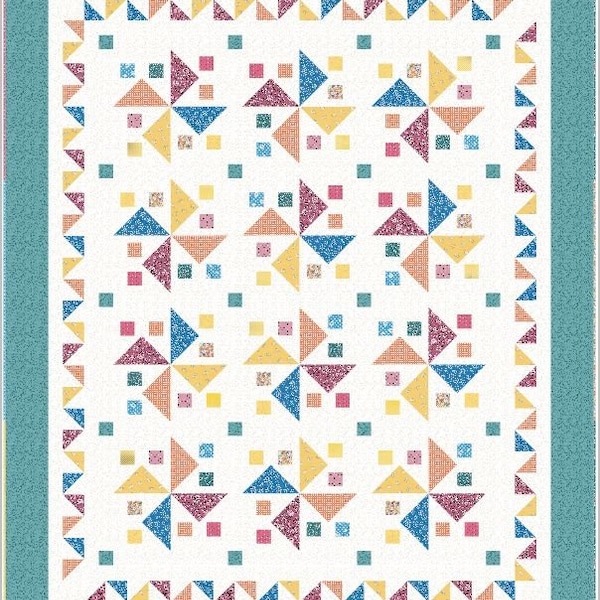 Skip to My Lou Queen Sized Quilt Pattern (Digital)