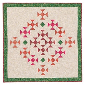 Rose Bouquet Mini-Quilt Pattern (Digital Pattern)