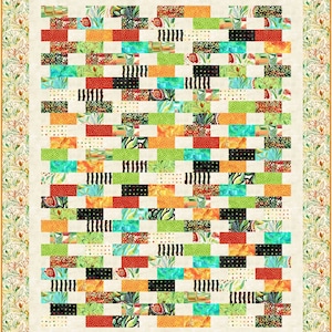 Growing Garden Scrappy Lap-quiltpatroon (digitaal patroon)