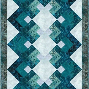 Arctic Mountain Table Runner Quilt Pattern Digital Pattern image 1