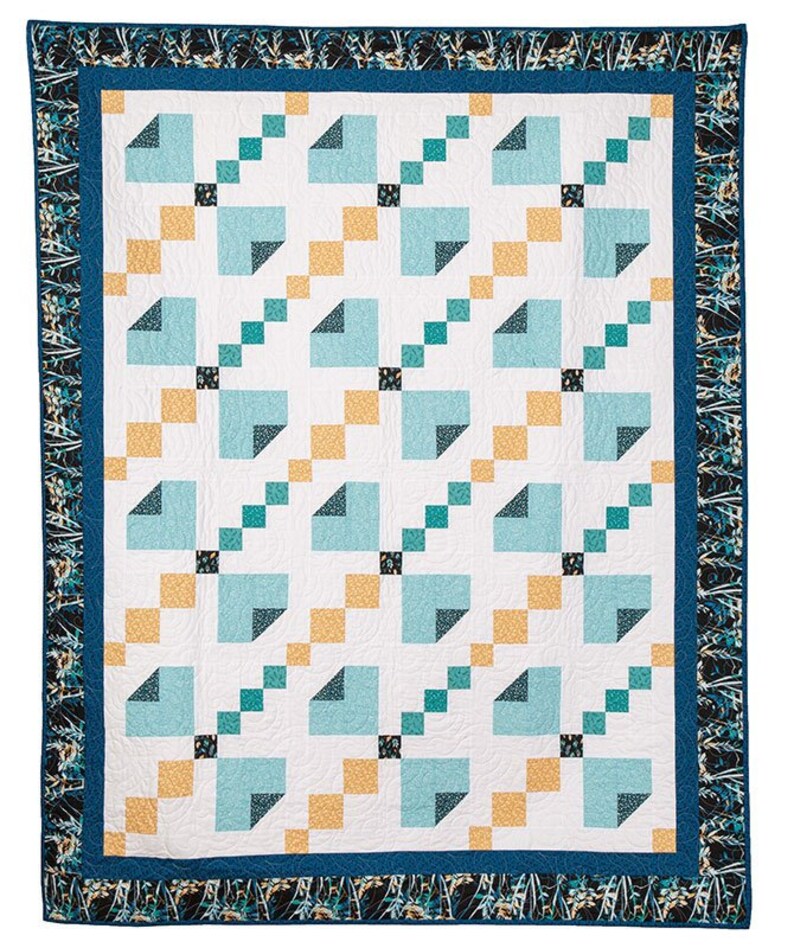 Peek-a-boo Throw Quilt Pattern Digital Pattern imagem 6