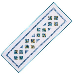 Outside the Box Table Runner Quilt Pattern  (Digital PDF Download)