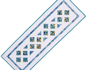 Outside the Box Table Runner Quilt Pattern  (Digital PDF Download)