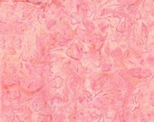 Banyan Batiks #83043-20 Fabric "Pink Blush" Flowers and Leaves from the Dandelion Wishes Collection