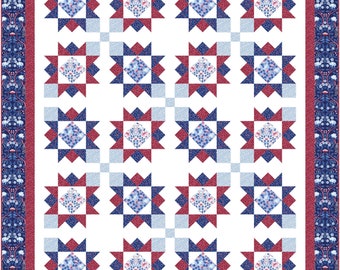 Willow Station Twin Quilt Pattern (physical pattern)