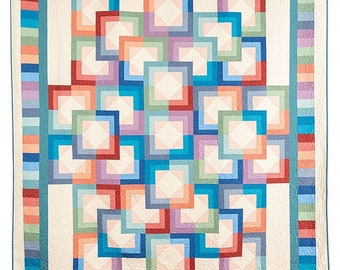 Spring Linens King Sized Quilt Pattern (Digital Pattern)