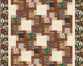Happy Hubby "Man Cave" Quilt Throw Pattern (Digital Version)