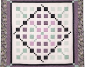 Lavender Bouquet King Sized Quilt Pattern (Digital Pattern)
