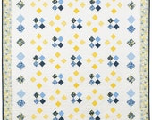 Here Comes the Sun Throw Quilt Pattern - Fat Quarter Friendly!  Digital Pattern