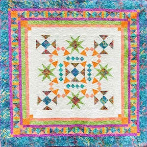 Summer Storm Block of the Month King Digital Quilt Pattern