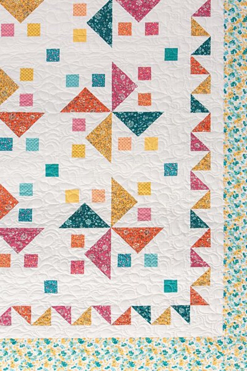 Skip to My Lou Queen Sized Quilt Pattern Digital image 3