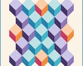 Square Deal Table Topper or Mini-Quilt Pattern (Digital Pattern)