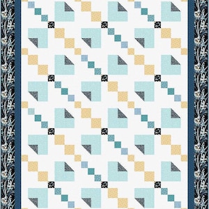 Peek-a-boo Throw Quilt Pattern  (Digital Pattern)