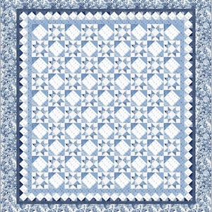 Eternity Queen Sized Quilt Pattern (Digital Pattern)