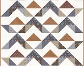 Dusky Mountains Baby Quilt with Bonus Table Runner Digital Pattern