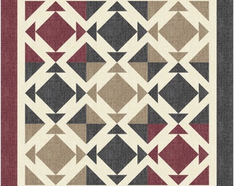 Coffee or Tea? Table Topper or Mini-Quilt Pattern (Physical Pattern)