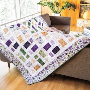 Matchstick Men Twin Quilt Pattern (digital)