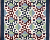 Criss-Cross Throw Quilt Pattern (Digital Pattern)