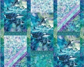 Save the Whales Queen Quilt Pattern (digital pattern)